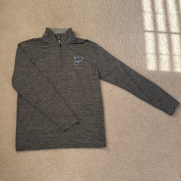 NHL St. Louis Blues Quarter Zip SZ S - Picture 1 of 3